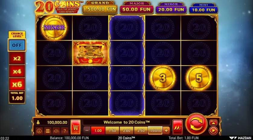 20 Coins (Wazdan)