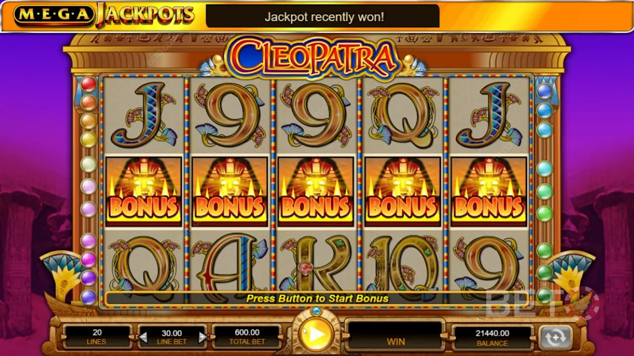 MegaJackpots Cleopatra (IGT)