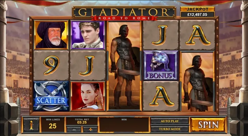 Gladiator: Road to Rome (Playtech)